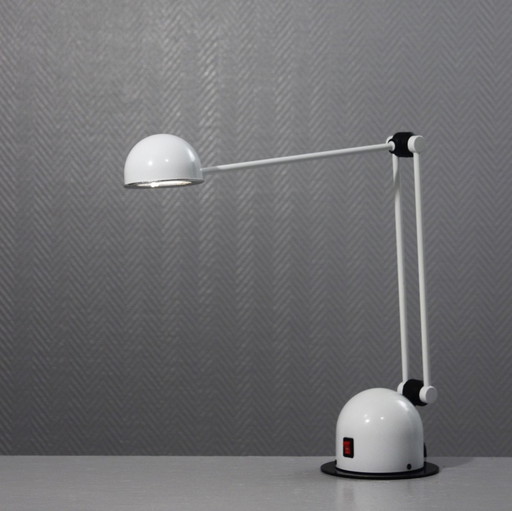 Lampe de bureau vintage Gammalux Italy 1980s Halogène bras pliable