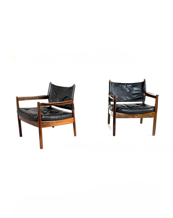 Image 1 of Set of 2 vintage armchairs, Gunnar Mystrand ‘70