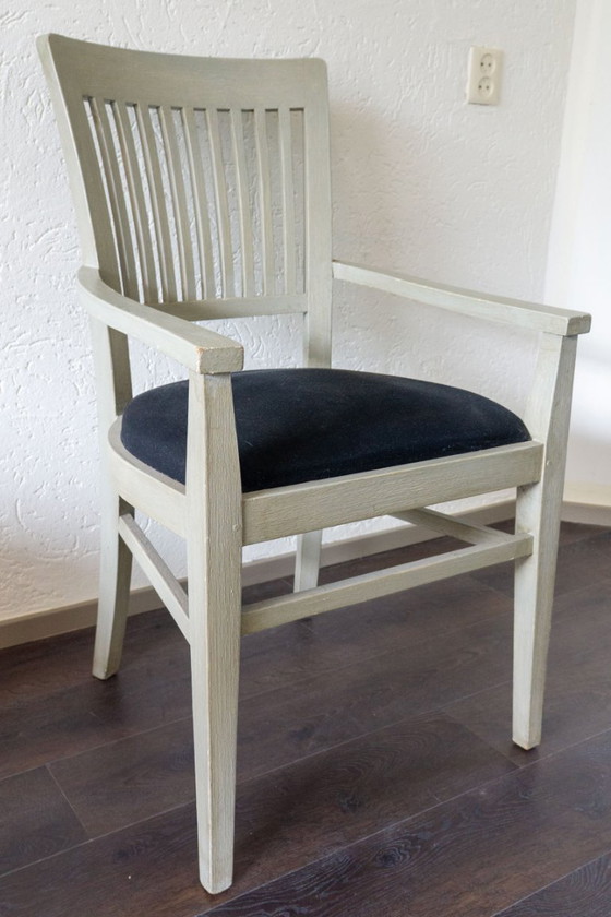 Image 1 of Set aus 4 luxuriösen Esszimmerstühlen – Design Schmieden – Massivholz