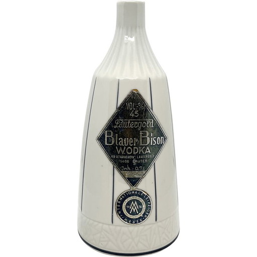 Bouteille de vodka vintage en porcelaine Bison par Lichte Fine China, Allemagne 1968