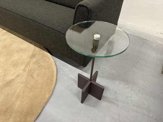 Image 1 of 2 Tables d'appoint Beek Cross Glass Design Chêne Bois