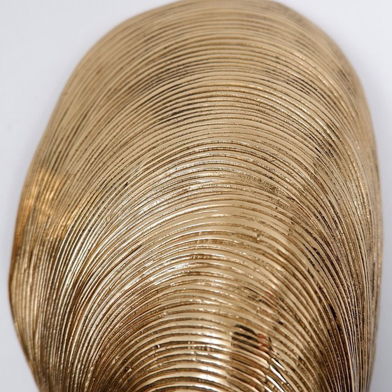 Image 1 of Coppia di applique in bronzo a forma di conchiglia di Maison Jansen - anni '70 (disponibili 2 paia)