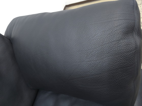 Image 1 of De Sede ds 17 Wk Living Leather Sofa Couch Designer Sofa Black Top