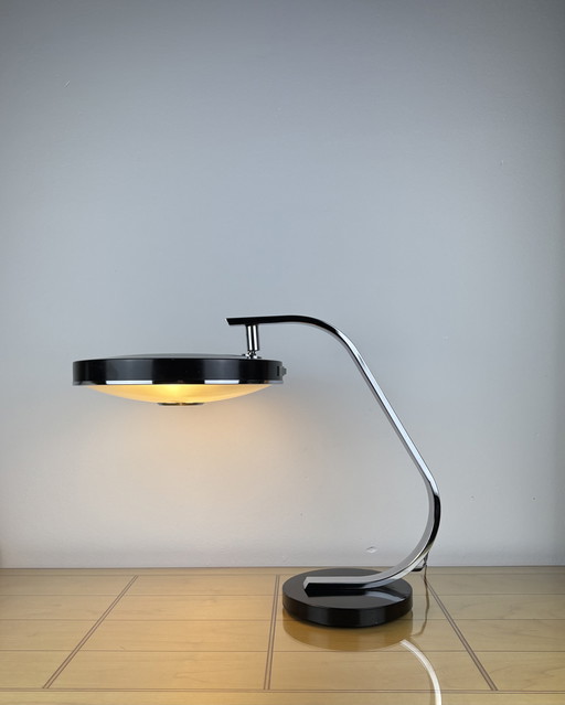 Brutalist Fase 520C Table Lamp by Luis Pérez de la Oliva 1960s-1970s Desktop Lamp Mid-Century Space Age Industrial Design Spain