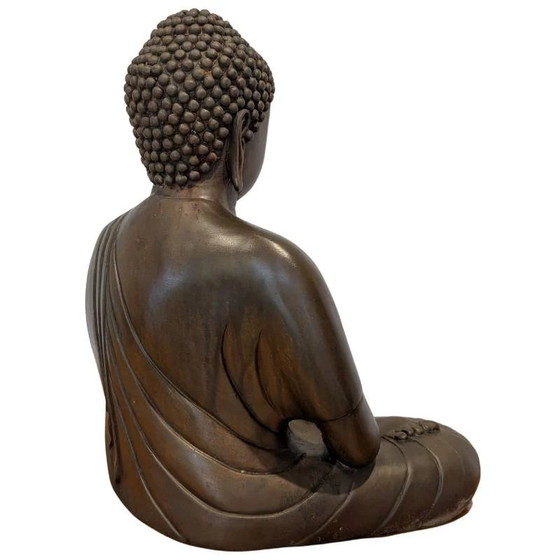 Antiguo Buda Japonés XL de Bronce Sentado Estilo Kamakura – Esculturas, Bronze (photo 4 of 9)