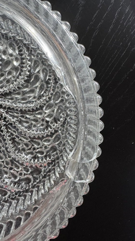 Image 1 of Vintage glazen plafoniere jaren 60 