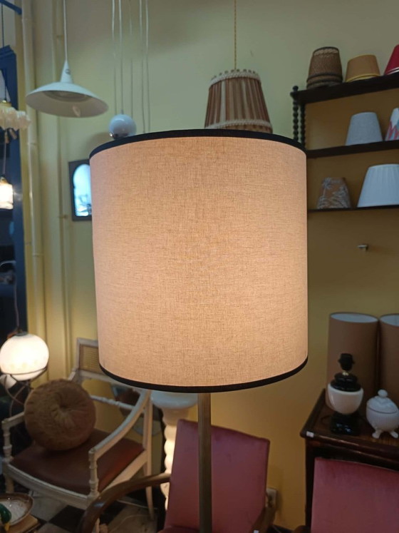 Image 1 of Dreibein-Stehlampe aus Messing, um 1950