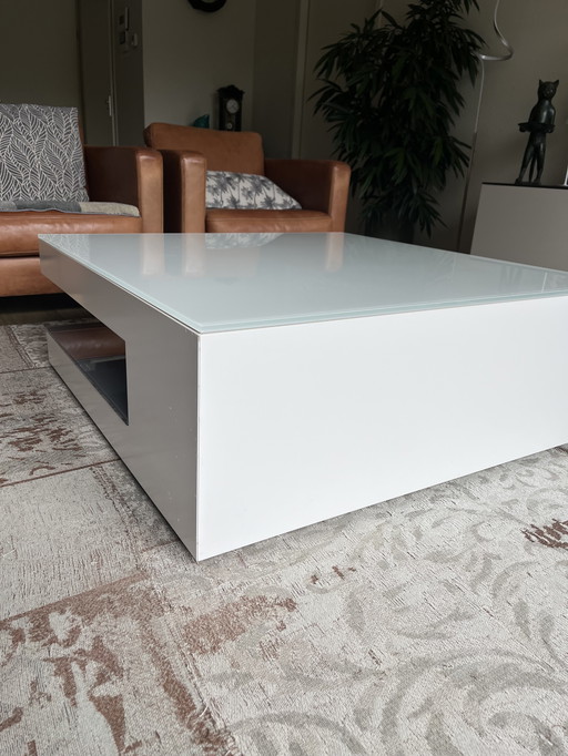 Mesa de centro blanca Karat