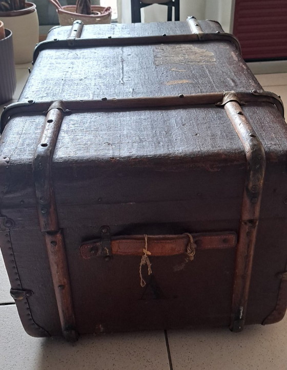Image 1 of Antique trunk