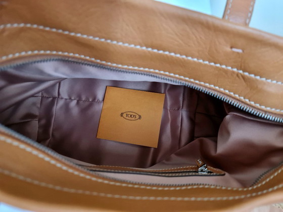 Image 1 of ¡Bolso de mano Tod’s de piel plisada como nuevo!