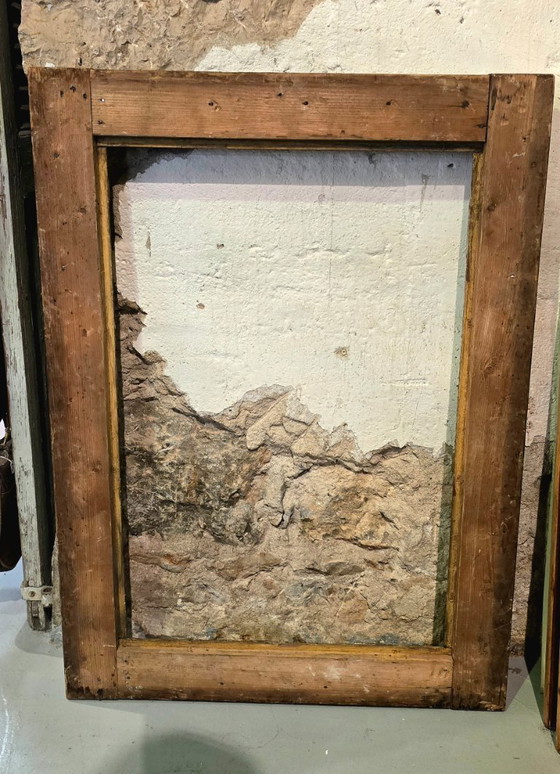 Image 1 of Antiker vergoldeter und stuckverzierter Rahmen im Stil Ludwigs XV. – 19. Jahrhundert – 103 x 76 cm