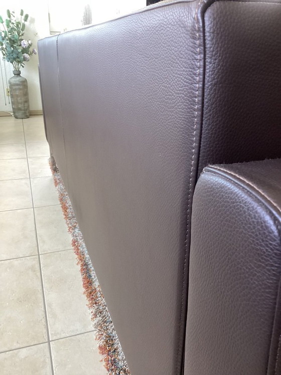 Image 1 of Artifort Mare 2 1/2 seater sofa in brown leather