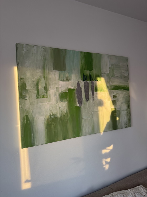 Image 1 of Abstract acrylic painting