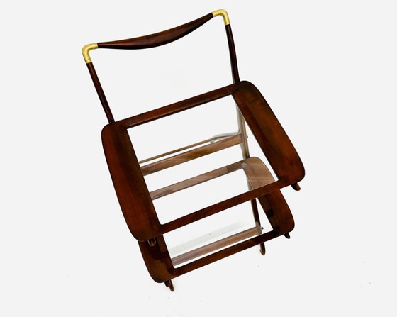 Image 1 of Modell 65 Servierwagen von Ico & Luisa Parisi für Angelo De Baggis – Italien, 1950er Jahre