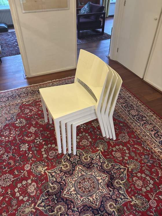 Image 1 of Kartell Lizz Bianco lucido 4 pezzi