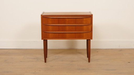 Commode vintage | 3 tiroirs | Table de chevet
