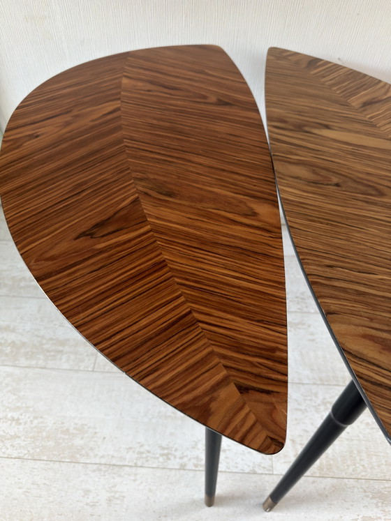 2 tables d'appoint IKEA LÖVBACKEN – Metal, Wood (photo 3 of 15)