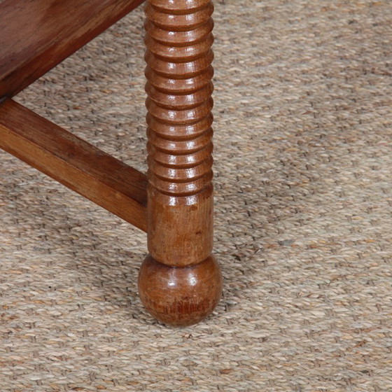 Image 1 of Set van 6 stoelen in de stijl van Charles Dudouyt, 1950.