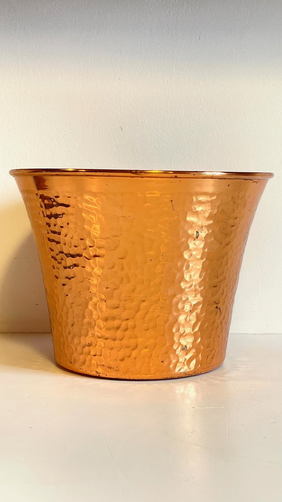 Image 1 of Pair of Copper Planters from the 60's