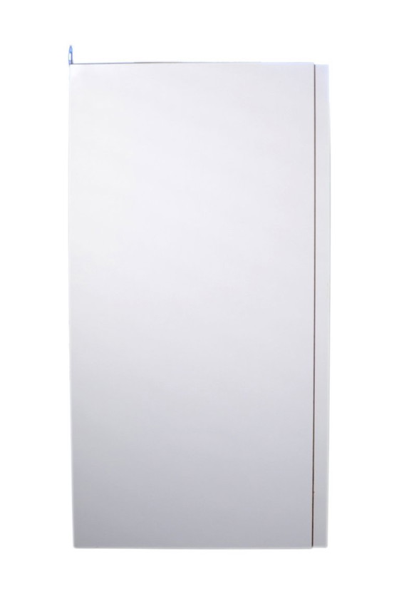 Vintage wandkast van wit, gestructureerd Formica, 79x32 cm – Metal, Wood (photo 5 of 5)
