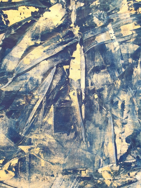 Jürgen Angeler - Blue Golden Jungle – Paintings & Drawings, Canvas (photo 17 of 22)