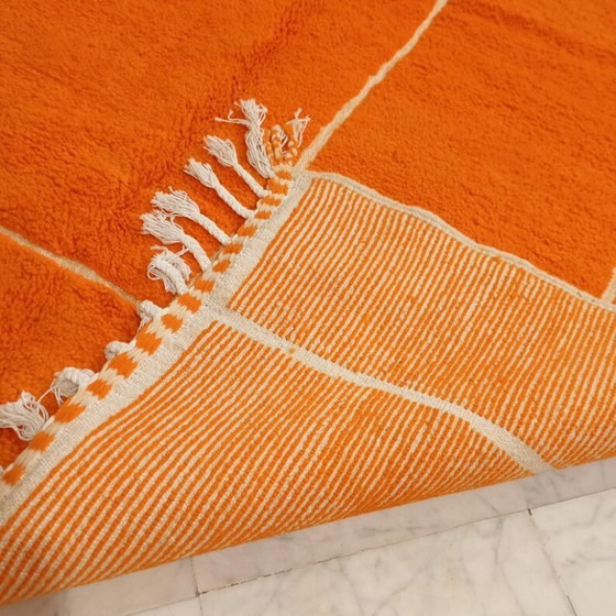 Image 1 of Handmade orange rug, 200cm x 300cm
