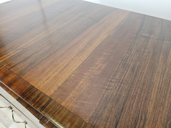 1940s Art Deco walnut chest of drawers – 5 drawers – Wood (photo 8 of 21)