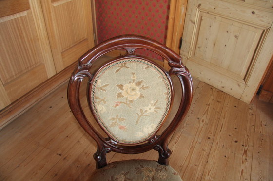 Image 1 of affascinante sedia barocca antica louis seize