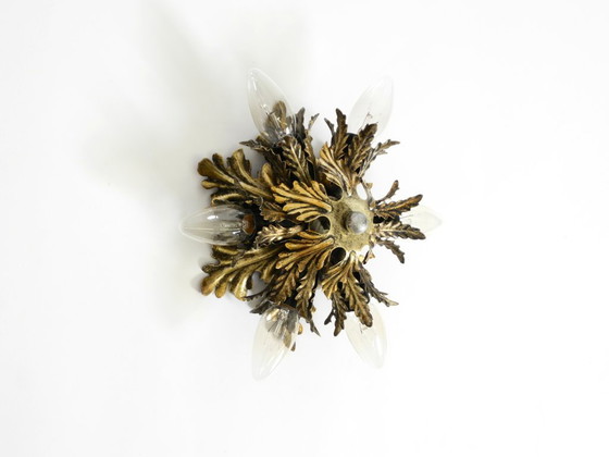 Image 1 of Magnifiques lampes de plafond ou appliques italiennes des années 1960, de la marque Banci Firenze, Italie.