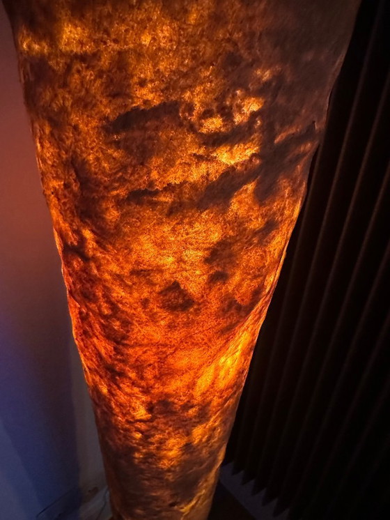 Image 1 of Handmade vintage floor lamp 90s, Carreño Angel Fermín - Kunstatelier La Rocha