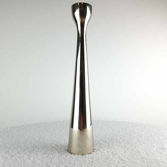 Image 1 of Candeliere vintage in cromo, design moderno di metà secolo, anni '70