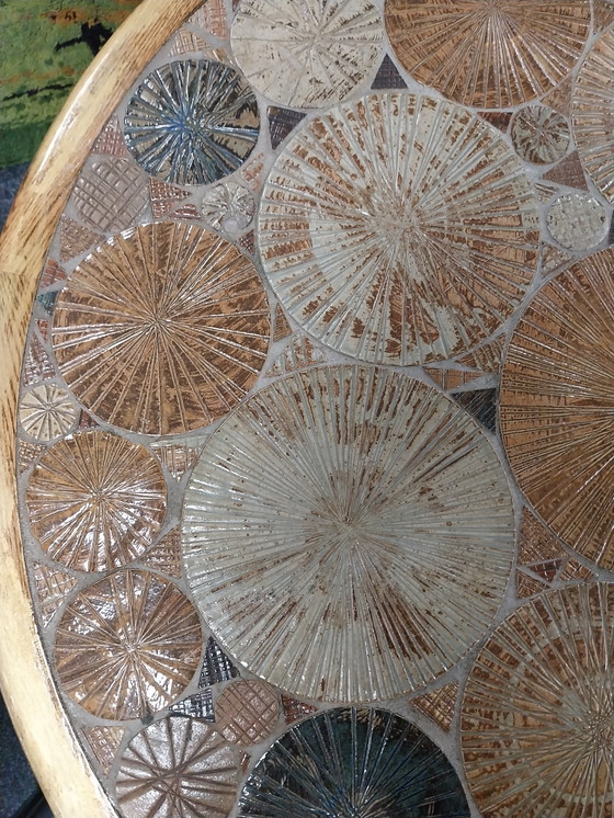 Image 1 of 1x Table basse danoise 1963 par Tue Poulsen pour Haslev Danemark