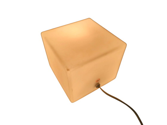 Image 1 of Ilu Design - Made in Holland - Lampe cube - Lampe glaçon - Verre - 2002