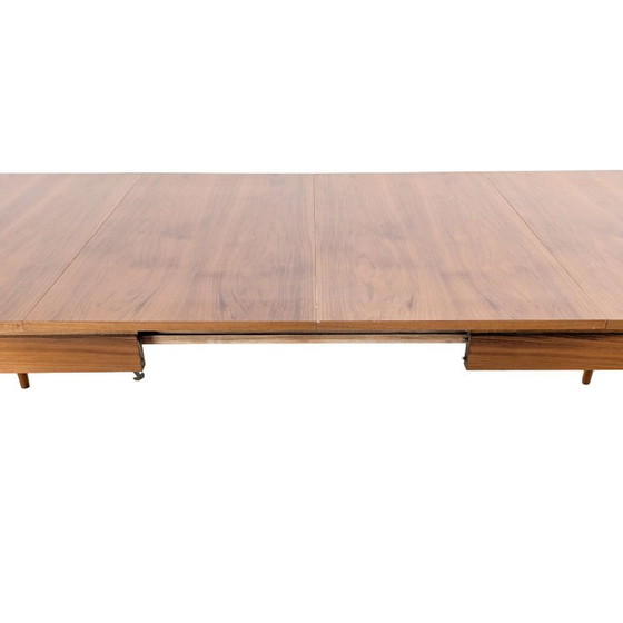 Vintage Dining Table Walnut/Teak Lacquered 1970s Original – Wood (photo 8 of 8)