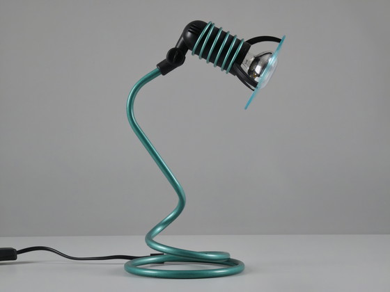 Image 1 of 1990 Postmoderne ESTO Spiral Adjustable Desk Light - Vintage Directional Table Lamp From Estonia.