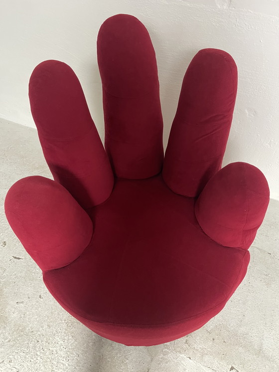 Image 1 of Vinger fauteuil vintage draaistoel 