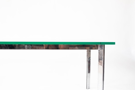 Image 1 of Table en verre de style industriel - Minimal & Massif