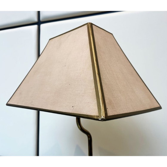 Image 1 of Brass Duck Table Lamp Vintage 70s on Acrylic Base