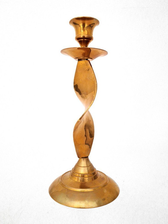 Candlestick Set Brass Copper – Candle holders, Metal (photo 3 of 8)