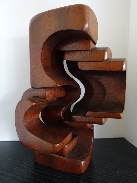 Image 1 of Brian Willsher, sculpture en bois. Rare !