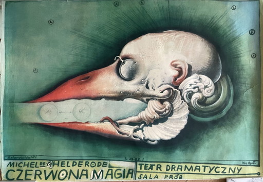 F. Starowieyski (1930-2009), Czerwona Magia, Michele de Gheldorode, 1971