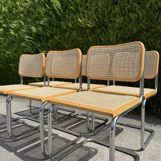 Image 1 of Ensemble de 6 chaises à structure tubulaire