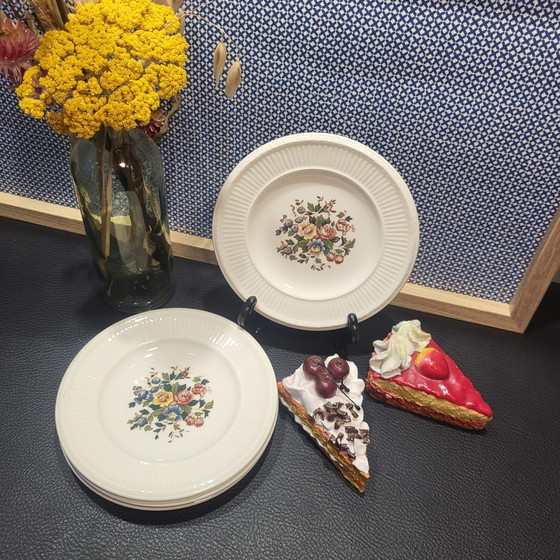 Image 1 of Platos para tartas Wedgwood Conway / Platos Petit Four (4 piezas) 13 cm