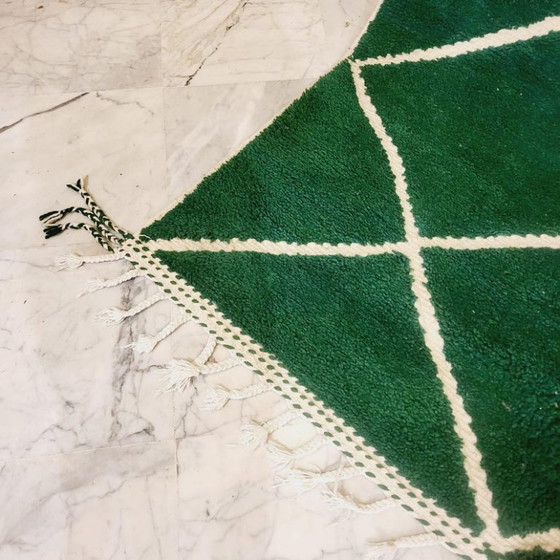 Ambachtelijk tapis vert in laine 250cmx150cm – Vloerkleden en tapijten, Cotton (photo 7 of 8)