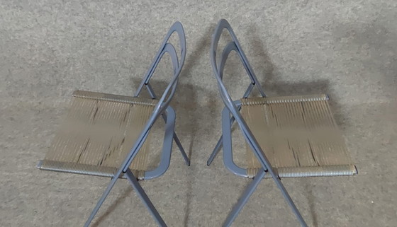 Image 1 of 2× SEDIA A GOCCIA ITALIA SEDIA A GOCCIA MEDIOEVO DESIGN DANESE ANNI '60 VINTAGE RETRO