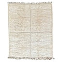 LUXURIOUS CUSTOM RUG, 300X300cm Moroccan Berber Rug, Unique White & Gray Rug, Handmade Geometric Carpet,