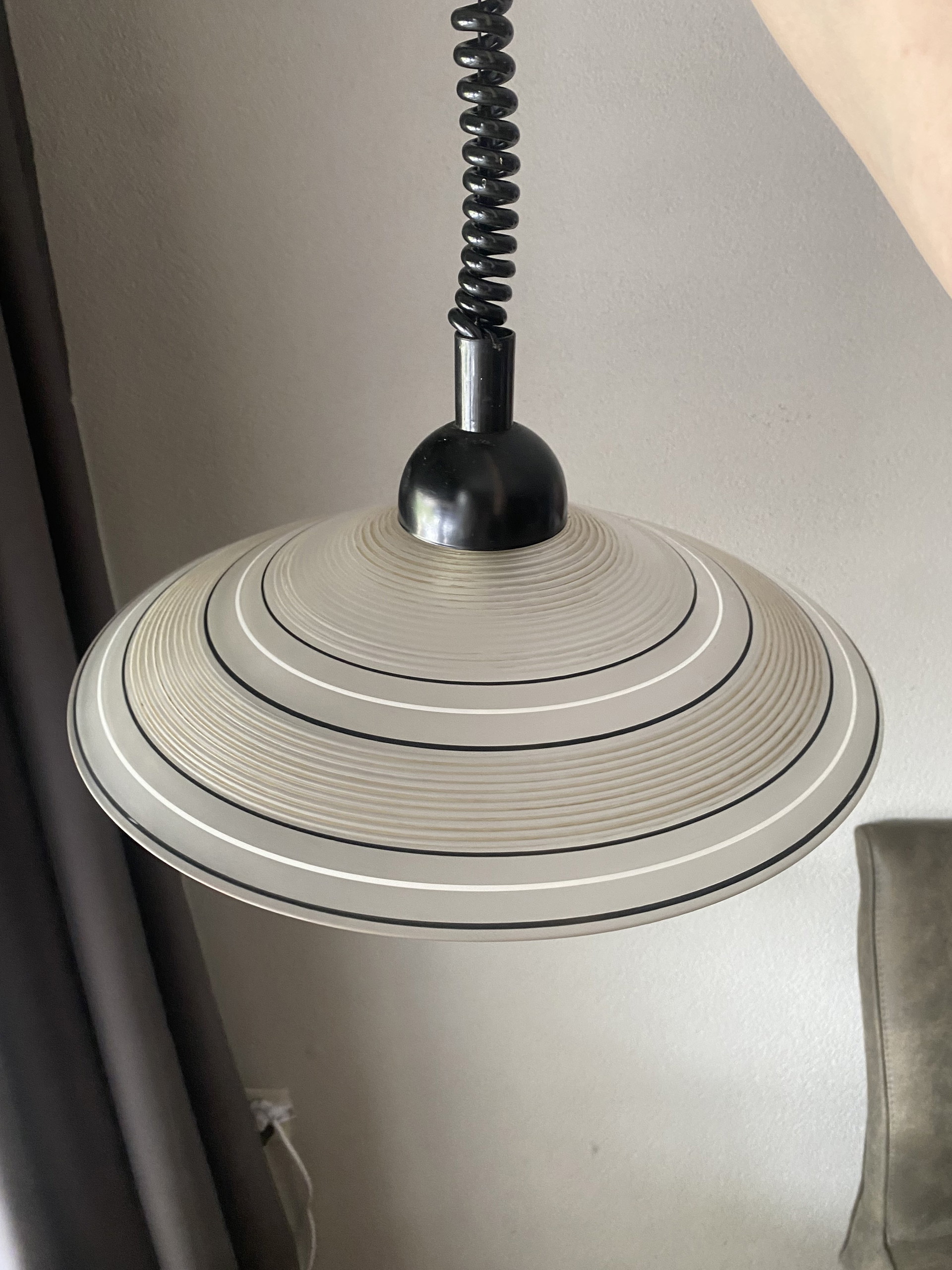 伊70s vintage lamp made in Italy イタリア レトロ Vintage Italian pendant lamp - Elettrolampart - Brevettato 1970s