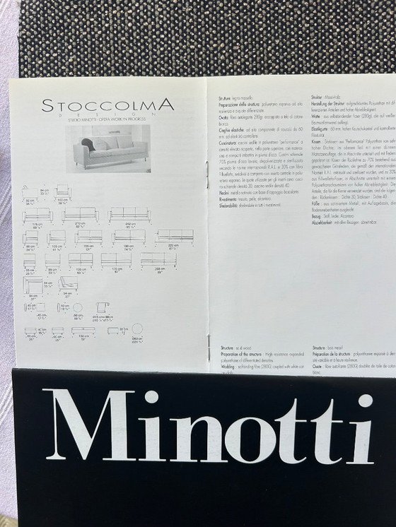 Image 1 of Minotti bank 210 cm stockholm