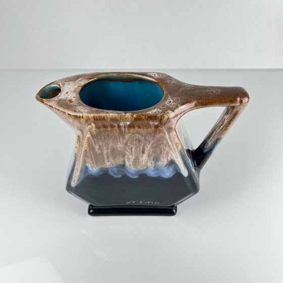 Image 1 of Brocca in ceramica smaltata a fuoco, 1960, stile Vallauris