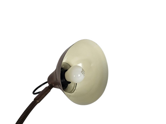 Image 1 of Paris 555 Frankreich - Tischlampe - Messing - Flexibler Hals - Etikett - 3. Quartal 20.